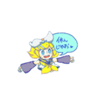 鏡音リンと鏡音レンのにこにこスタンプ（個別スタンプ：12）