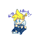 鏡音リンと鏡音レンのにこにこスタンプ（個別スタンプ：13）