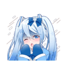 桜ミクと雪ミクセット（個別スタンプ：5）