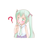 ふだんの初音ミクスタンプ（個別スタンプ：36）