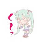 ふだんの初音ミクスタンプ（個別スタンプ：37）