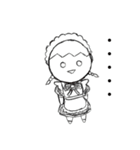 ゆかいなほっくん 禁断のメイド編（個別スタンプ：21）