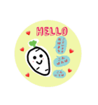 挨拶する野菜（個別スタンプ：10）