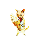 Happiness 猫（個別スタンプ：4）