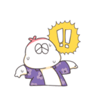 お餅の妖精ぽんすむち（個別スタンプ：2）