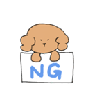 もこもこさん。（個別スタンプ：4）