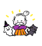 ヒゲザムライYUMIKO ハロウィン スペシャル（個別スタンプ：6）
