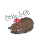 〜毛玉フレンズ〜（個別スタンプ：3）