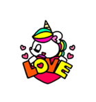 ❤︎rainbow unicorn❤︎（個別スタンプ：6）