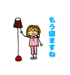 アクティブ きぬちゃん（個別スタンプ：40）