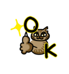 おばけねこスタジオ 日本語スタンプ（個別スタンプ：6）
