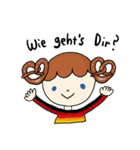 ドイツ語 日本語スタンプ（個別スタンプ：3）