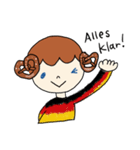 ドイツ語 日本語スタンプ（個別スタンプ：7）
