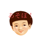 日常使いのレトロな姉と弟（個別スタンプ：7）
