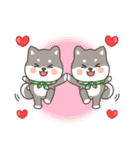ゆるっとあいさつ黒柴犬！（個別スタンプ：22）