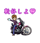 アメリカンバイクガールズ1（個別スタンプ：10）