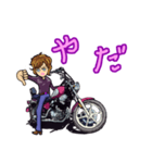 アメリカンバイクガールズ1（個別スタンプ：14）