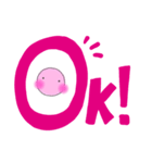 ぴんく丸1（個別スタンプ：8）