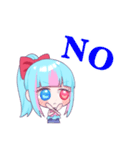 あみりちゃんスタンプNo2(ミニキャラ)（個別スタンプ：2）