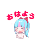 あみりちゃんスタンプNo2(ミニキャラ)（個別スタンプ：3）