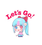 あみりちゃんスタンプNo2(ミニキャラ)（個別スタンプ：9）