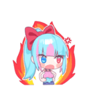 あみりちゃんスタンプNo2(ミニキャラ)（個別スタンプ：11）