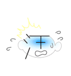 しゃべる顔漢字（個別スタンプ：6）