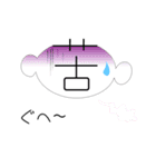 しゃべる顔漢字（個別スタンプ：20）