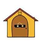 黒柴っぽい犬（個別スタンプ：9）