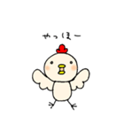 かわいいニワトリさん（個別スタンプ：1）