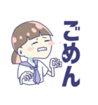 θ系女子。（個別スタンプ：10）