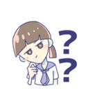 θ系女子。（個別スタンプ：12）