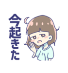 θ系女子。（個別スタンプ：15）