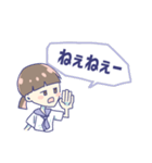 θ系女子。（個別スタンプ：35）