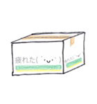 ダンボールスタンプ。（個別スタンプ：5）