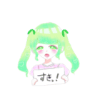 カラー女子（個別スタンプ：5）