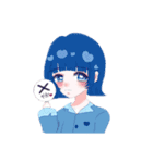 カラー女子（個別スタンプ：6）