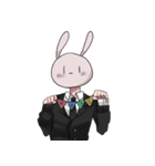 社畜虚無うさぎくん（個別スタンプ：8）