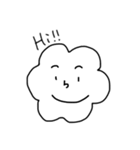 白黒のスタンプ（個別スタンプ：2）
