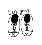 白黒のスタンプ（個別スタンプ：28）