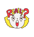 三角眉の女の子とツンデレ猫（個別スタンプ：3）