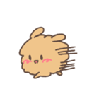 ちゃいろのもふもふ（個別スタンプ：3）