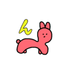 花うさぎちゃあん（個別スタンプ：3）