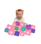 ‪︎‬‪︎☺︎こはく☺︎（個別スタンプ：16）
