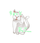 糸目のゆるふわねこちゃん（個別スタンプ：2）