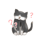 糸目のゆるふわねこちゃん（個別スタンプ：14）