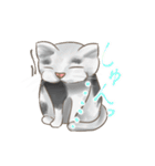 糸目のゆるふわねこちゃん（個別スタンプ：21）