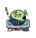 メロン 侍 武士 フルーツ 果物（個別スタンプ：18）