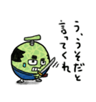 メロン 侍 武士 フルーツ 果物（個別スタンプ：27）