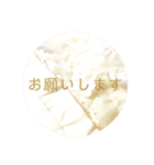 女子のための可愛い雰囲気、レーススタンプ（個別スタンプ：7）